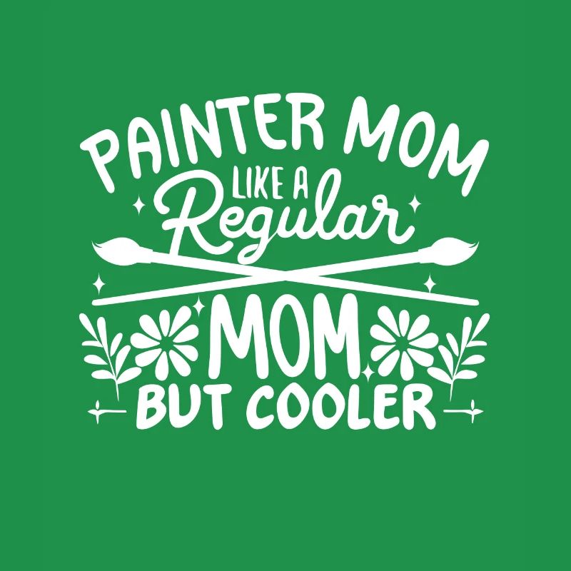 Maman peintre comme un papa normal mais plus cool