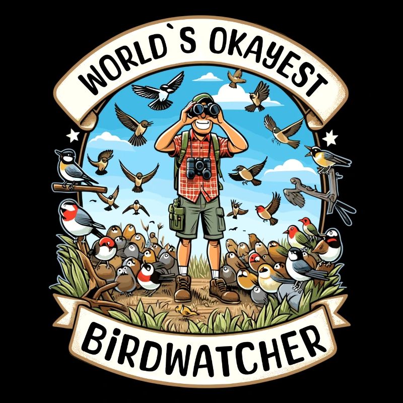 Weltbester Okayer Birdwatcher Vogelbeobachtung