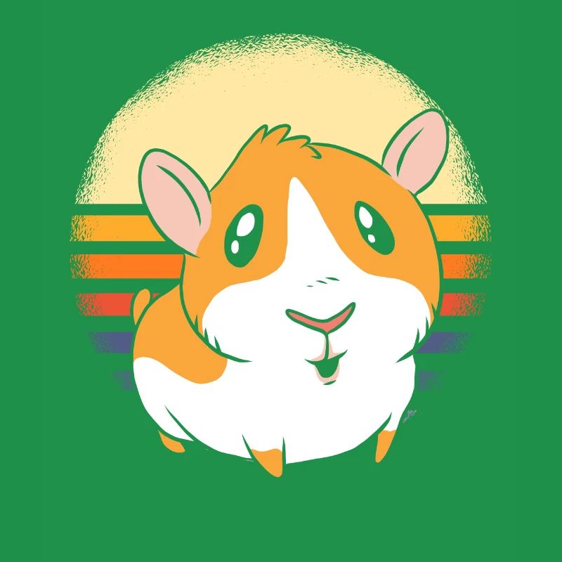 Cochon d’Inde rétro