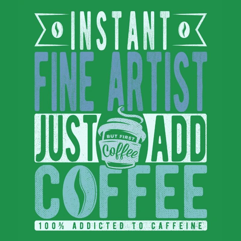Artiste instantané Fine Il suffit d’ajouter du café