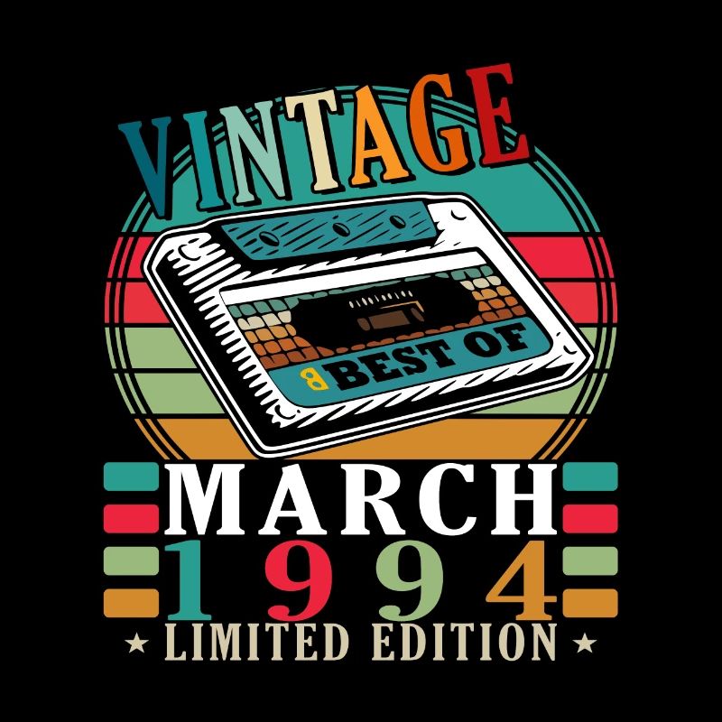 Vintage March 1994 30th Year Gift