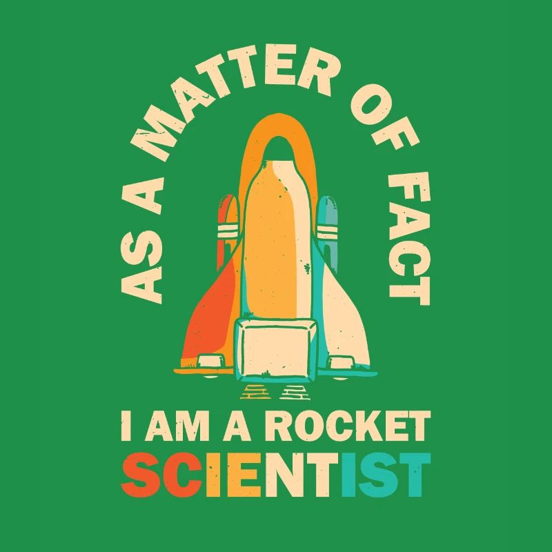 Rétro Rocket Scientist Spaceman Navette spatiale