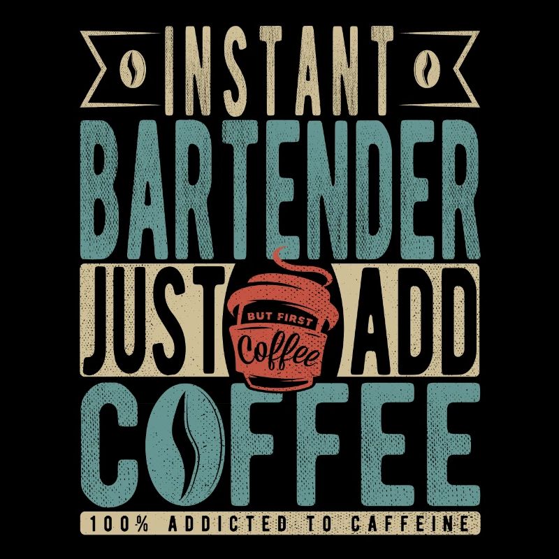 Instant-Barkeeper Fügen Sie einfach Kaffee hinzu