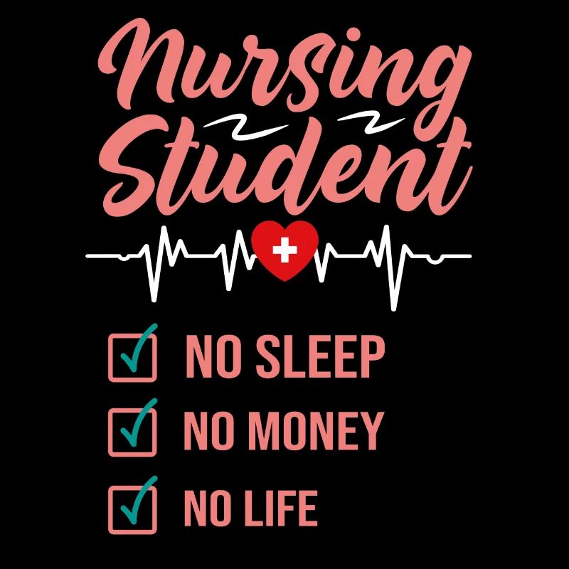 Krankenschwester Studentin lustige Krankenpflegeschule Absolventin