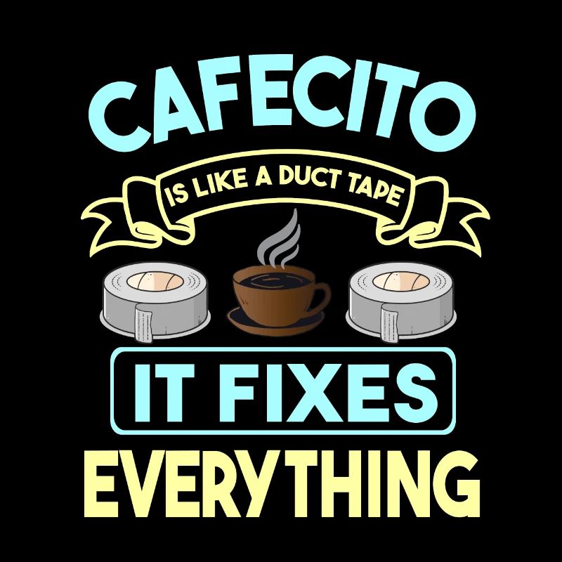 Cafecito Lover Drinking Cafecito Mix Cuban Coffee