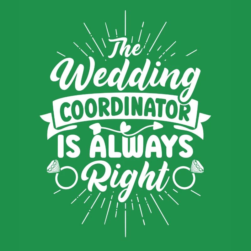 Funny wedding coordinator and wedding planner