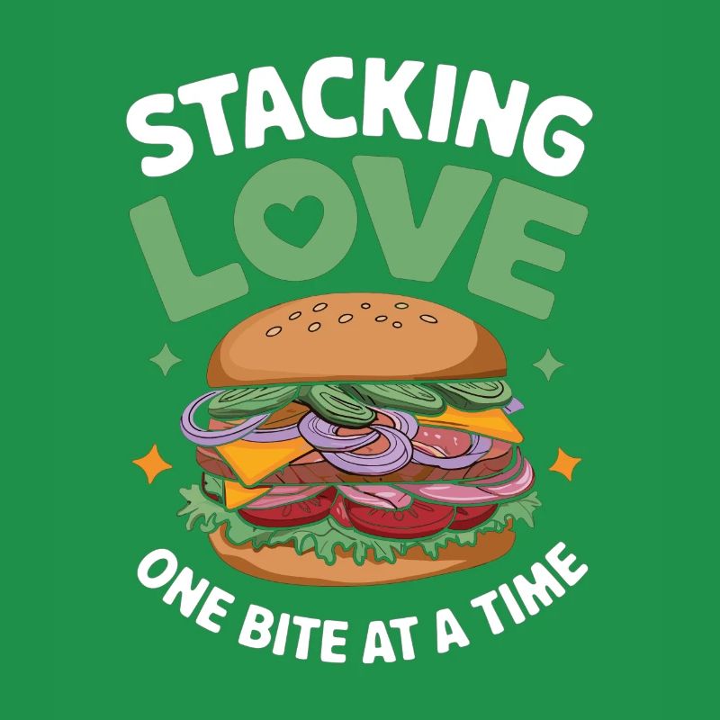 Sandwich Spruch - Stacking Love One Bite At A Time
