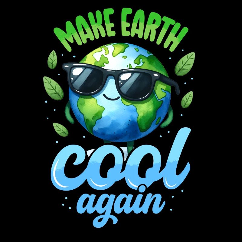 Earth day make earth cool again april 22
