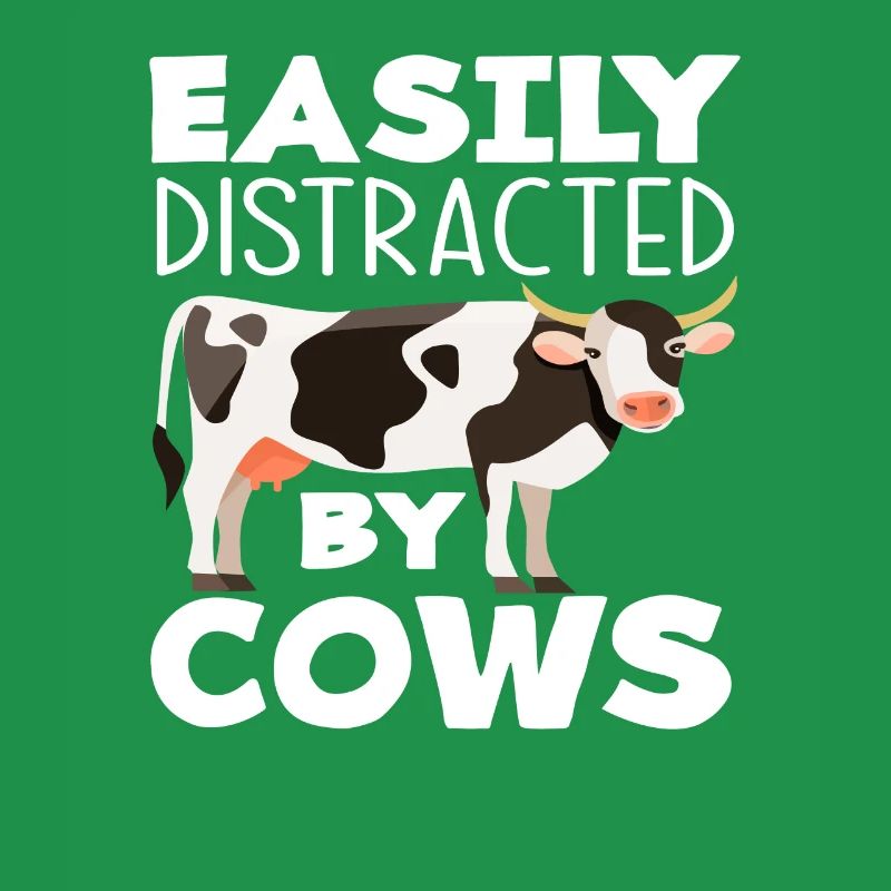 Easily distracted by cows