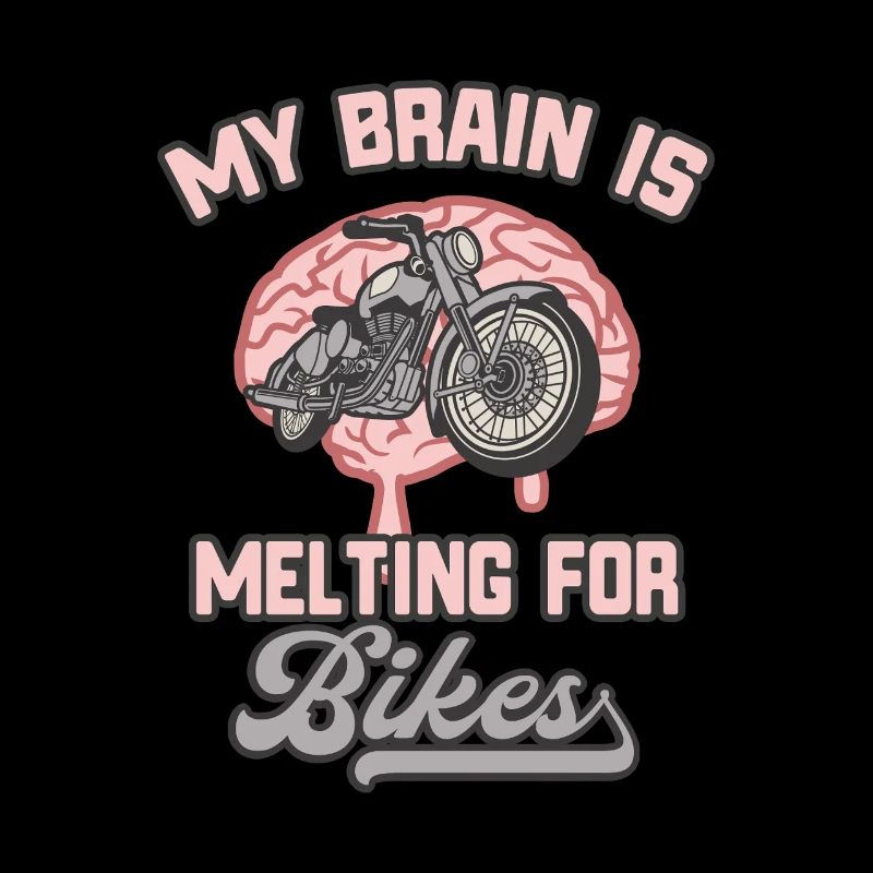 Motorcycle Brain Motorcycles Funny Biker