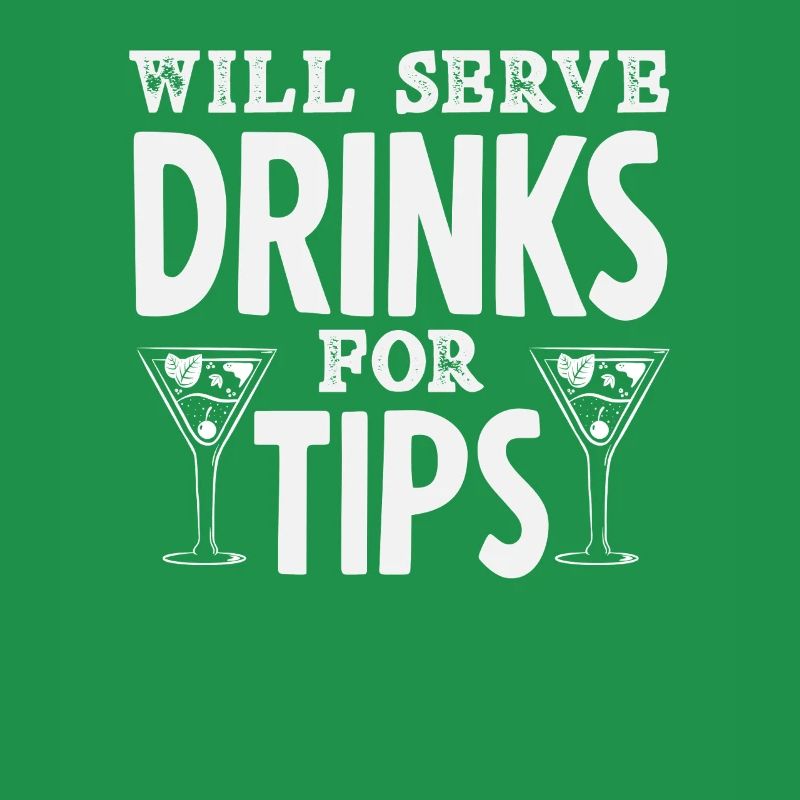 Barkeeper Will Serve Drinks For Tips