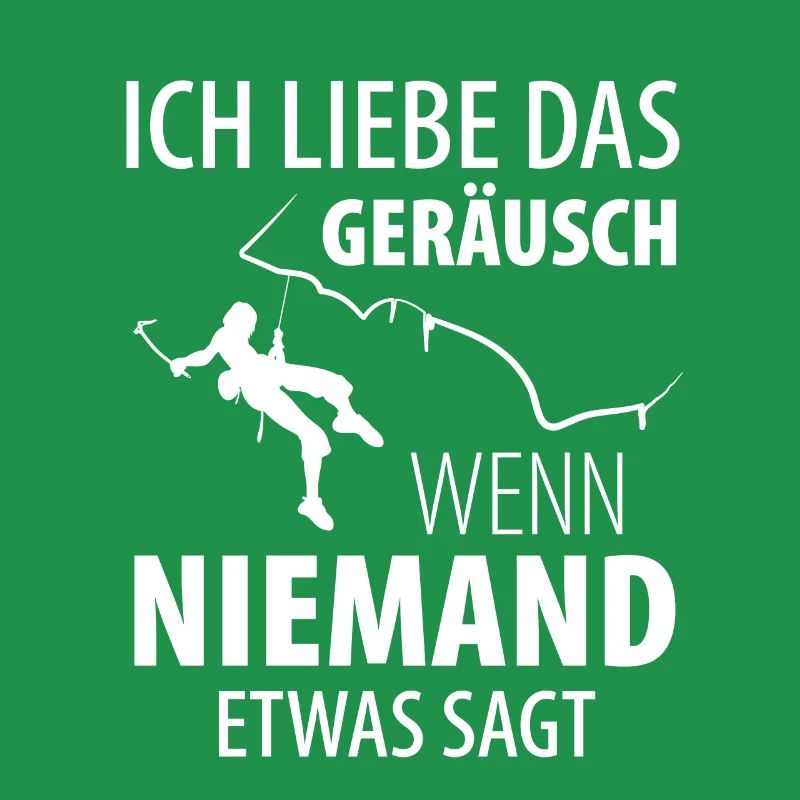 Eisklettern Eiskletterer Eispickel