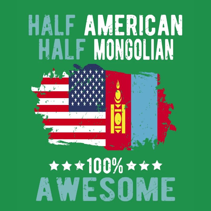 Moitié américain moitié mongol