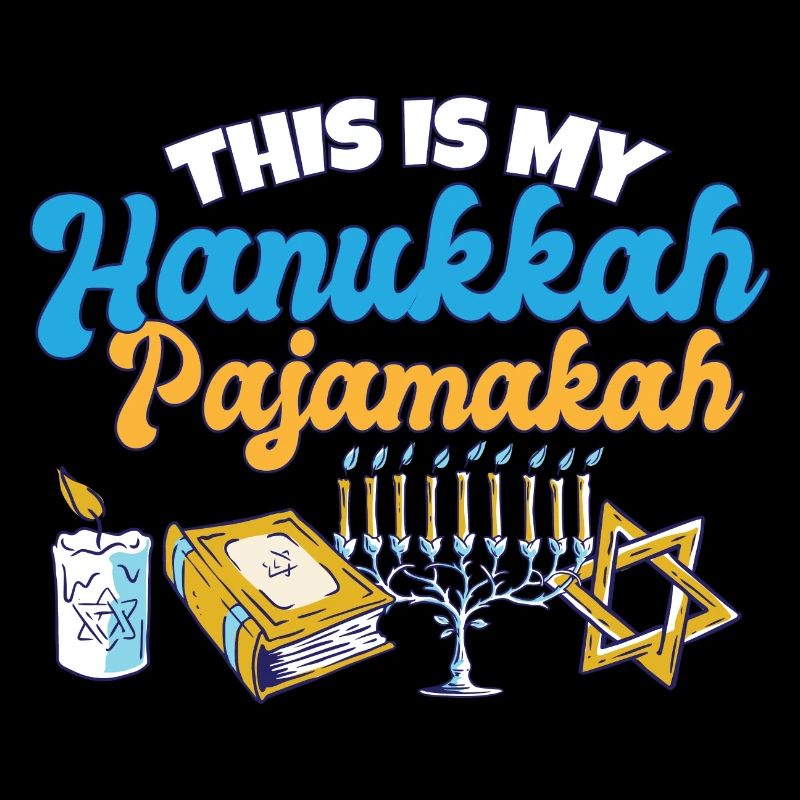 C’est mon pyjama de Hanoukka juif assorti