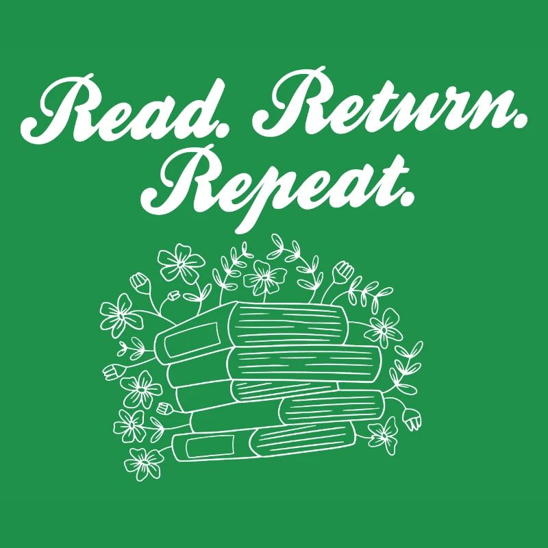 Read Return Repeat Library Worker Librarian Book