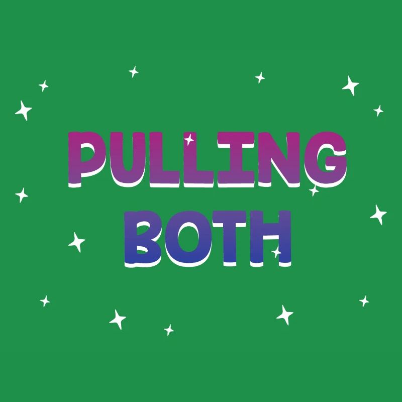 Pulling Both Bisexual LGBTQ Bi Pride Couples Funny