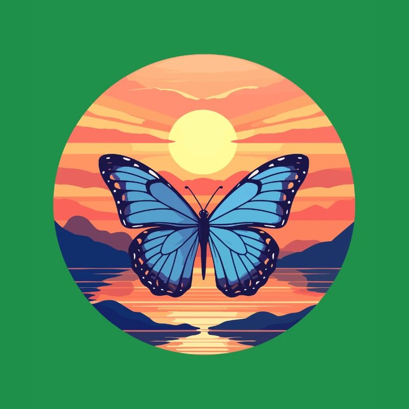 Blue Morpho Butterfly