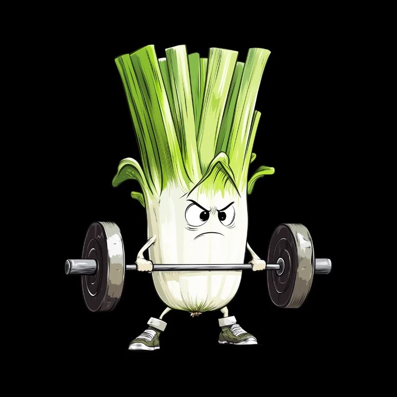 Deadlifting leek