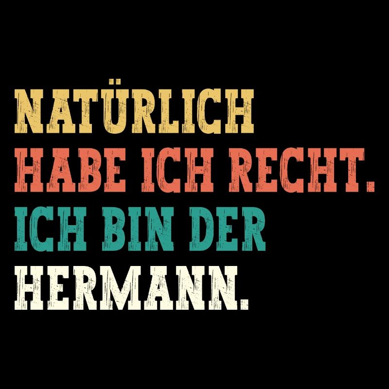 Hermann Lustiger Spruch Vorname Name Hermann