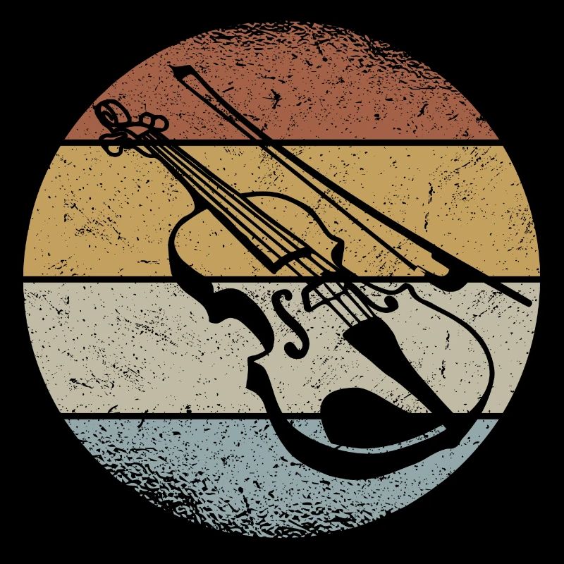 Violon Rétro ViolonIste Violoniste Violoniste