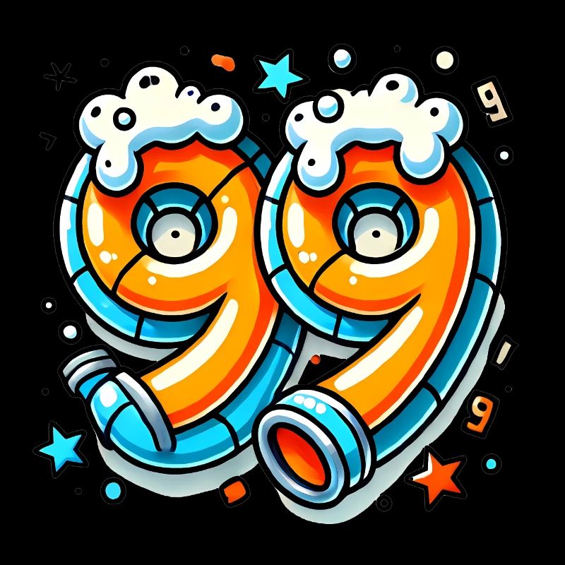 99 Problèmes Graffiti Conception de la bière