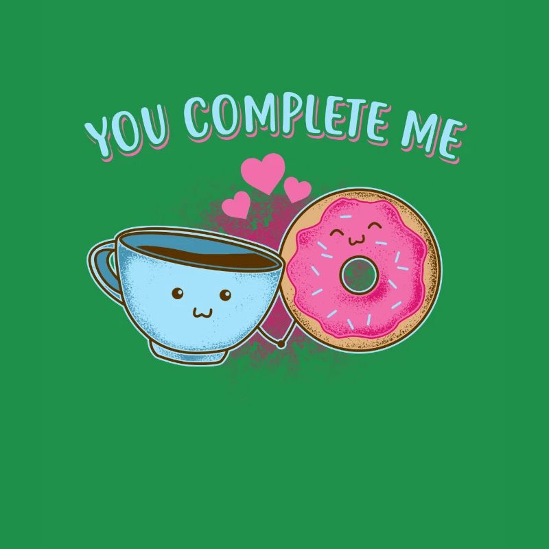 DU VERVOLLSTÄNDIGST MICH /Kaffee / Geschenk