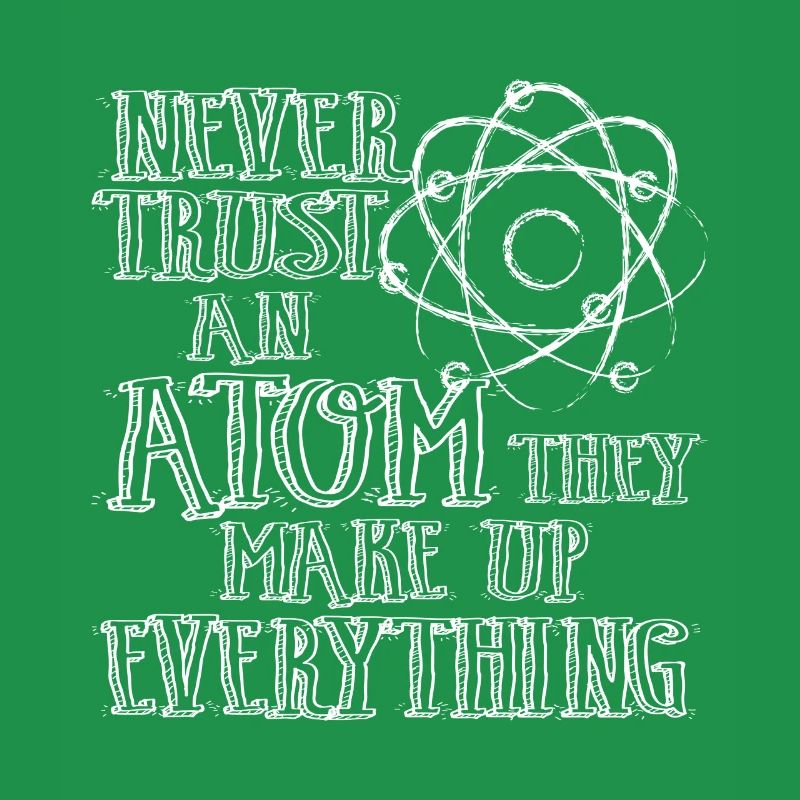 Math Physics Science Gift Atom Funny