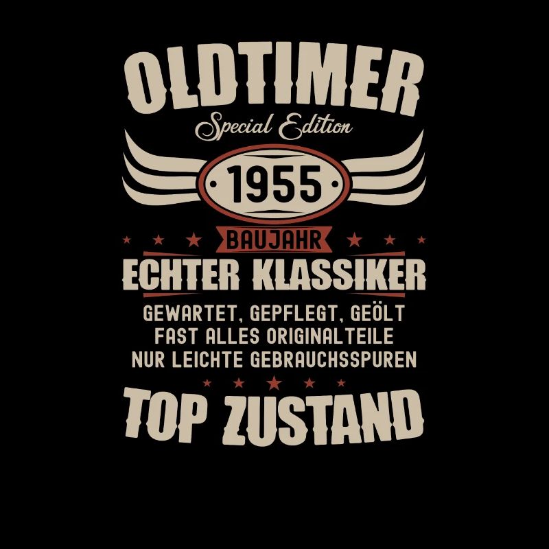 69. Geburtstag 69 Jahre Oldtimer Geschenk 1955