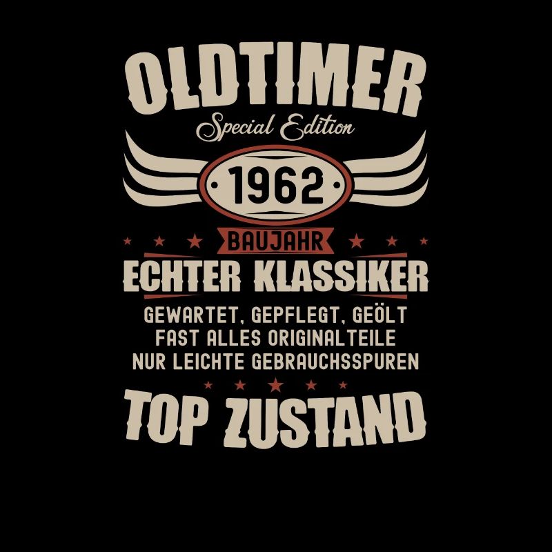 62. Geburtstag 62 Jahre Oldtimer Geschenk 1962