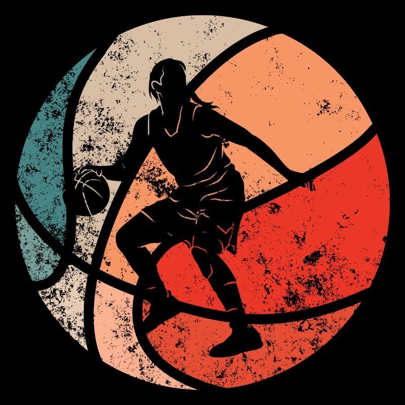 Rétro dames de basket-ball cadeau