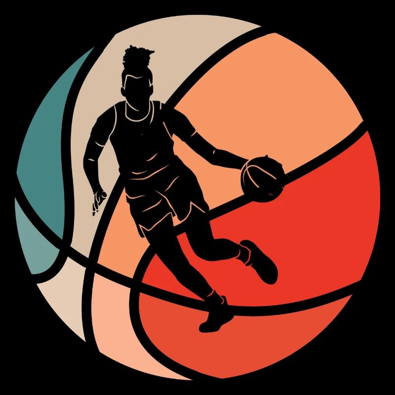 Rétro dames de basket-ball cadeau