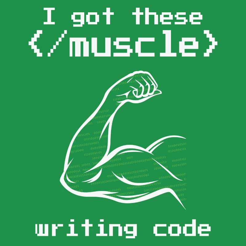 J’ai eu ces codeurs de programmeur de code d’écriture musculaire