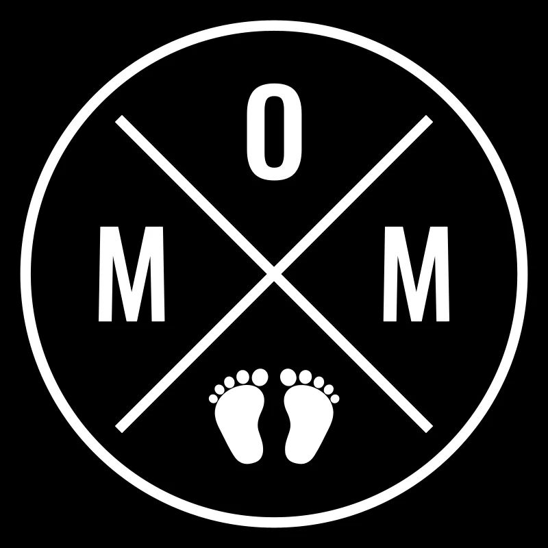 MOM Baby Babyfüße Mutter Liebe Muttertag Mama