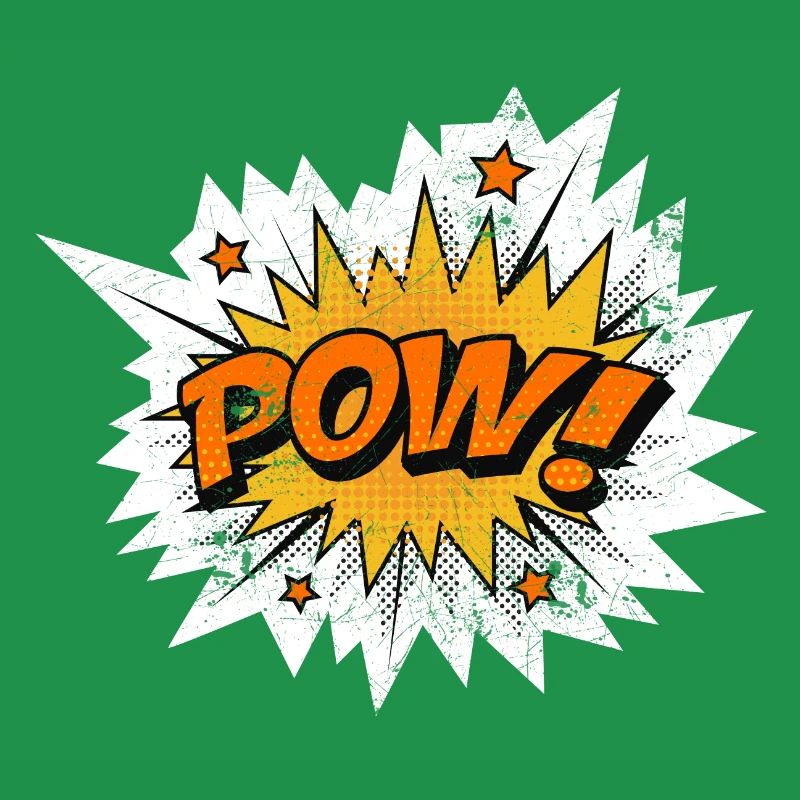 POW COMIC COMICSTYLE CARTOON POOW COMICS WORDS