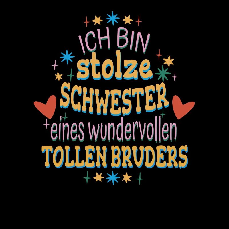 Geschwister Geschenkidee Ich Bin Stolze Schwester