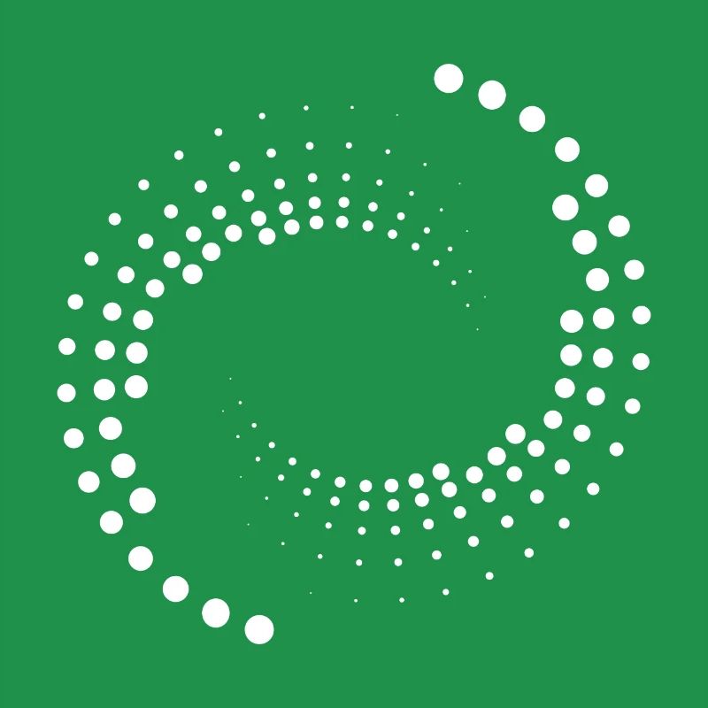 Spirale avec cercles blancs