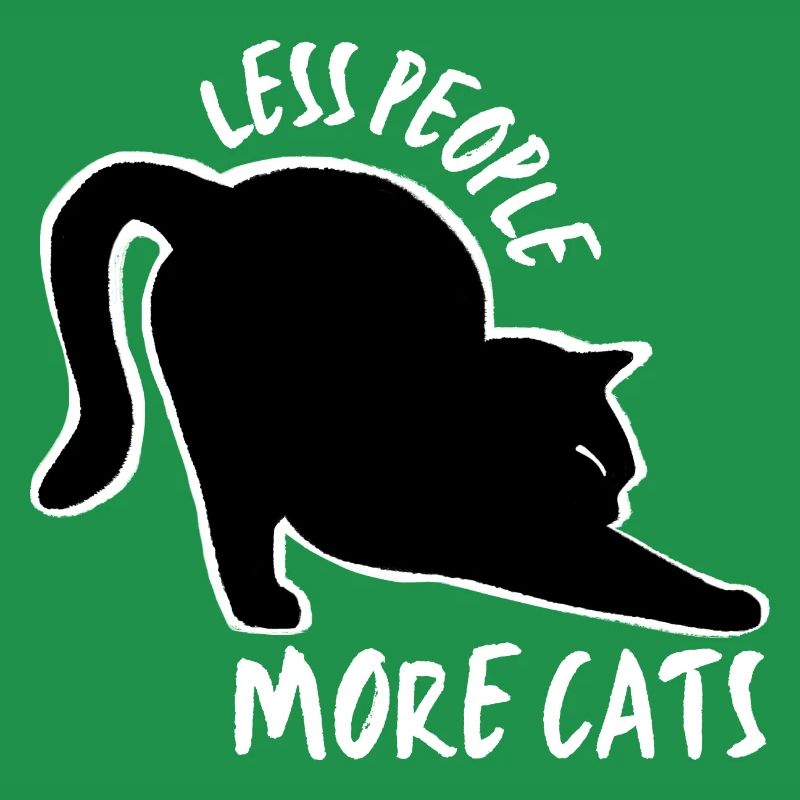 Moins de gens, plus de chats