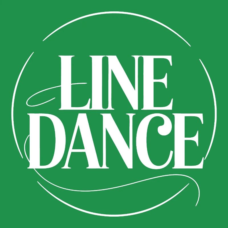 Line Dance Graphic Illustration