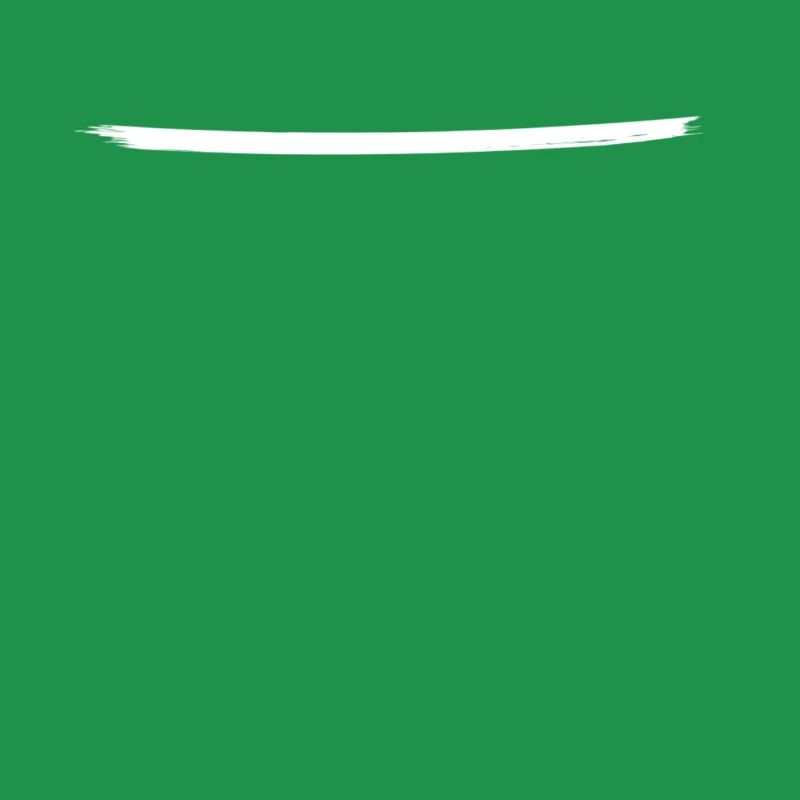 White brush stroke curved