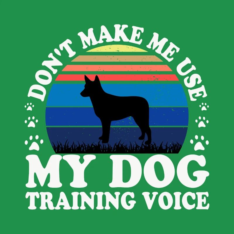 Australian Stumpy Tail Cattle Dog Silhouette