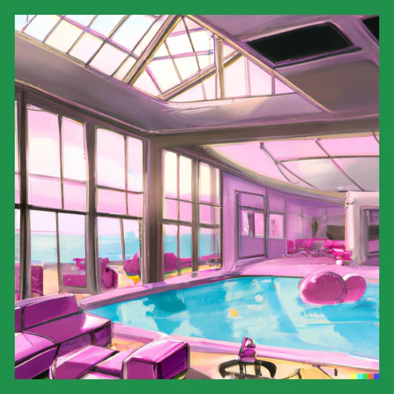 Lounge mit Pool
