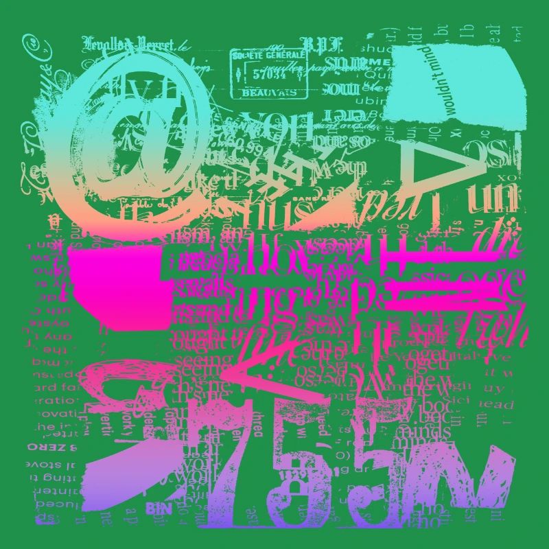 Newspaper Clipps Scrapbook Magazines Alphabet Code