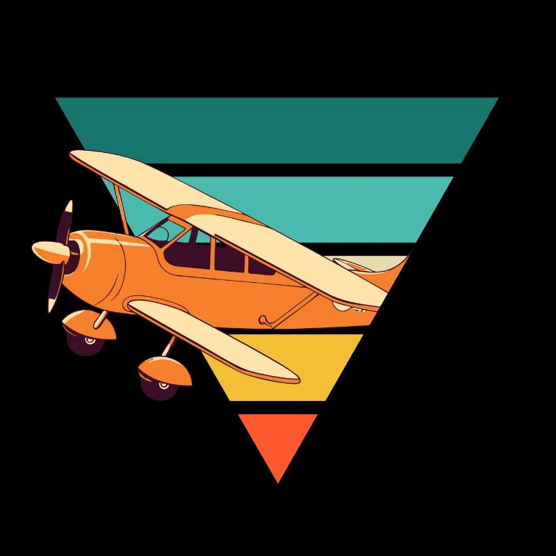 Vintage Flugzeug - Geschenkidee