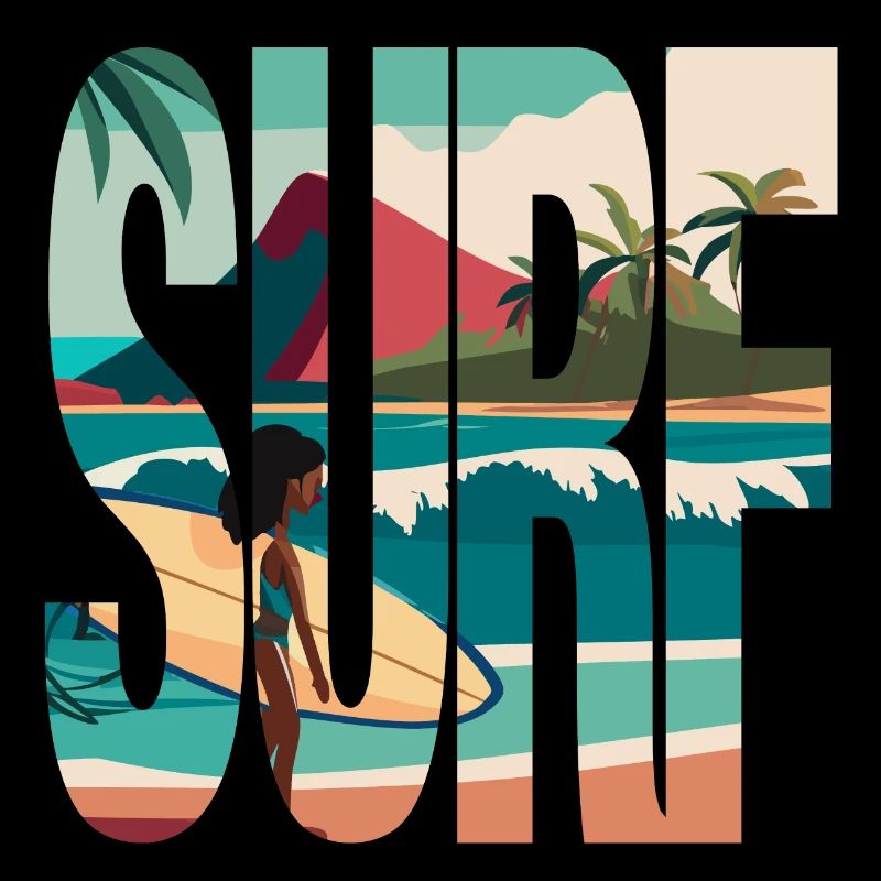 Surf, Surfer, Beach, Hawaii