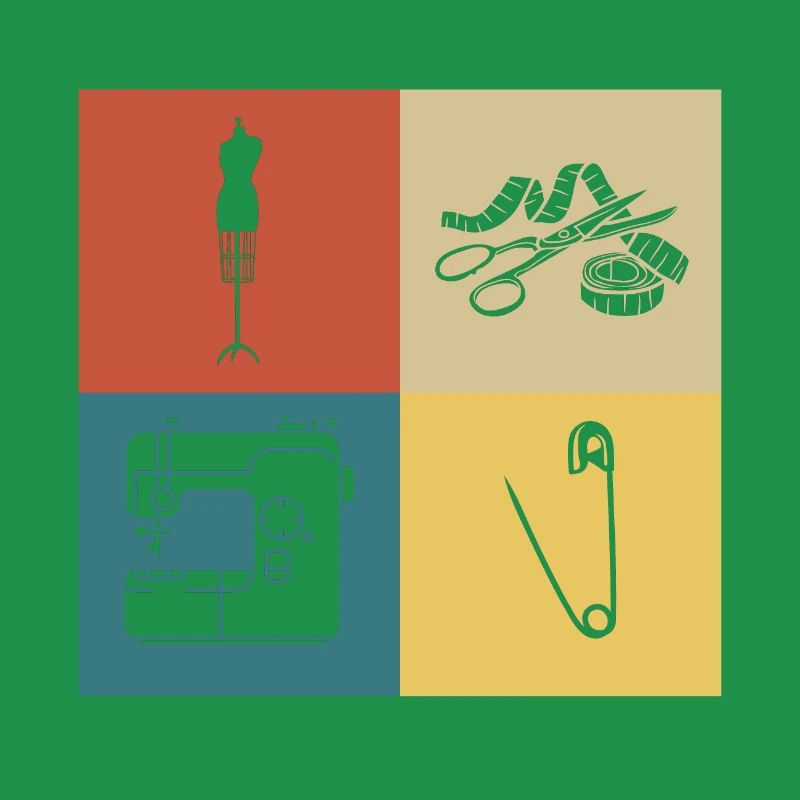 Retro Vintage Sewing