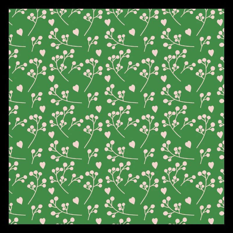 Blume-Blatt-Muster fleur feuille motif