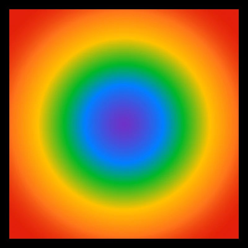 Rainbow Circle Gradient Colors Pride Merch