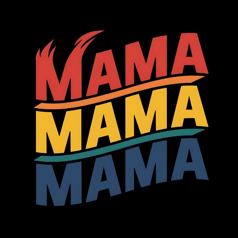 Vintage Mama Retro Groovy zum Muttertag