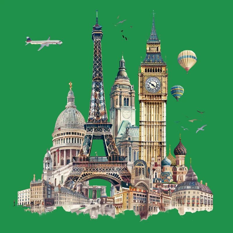 Les points de repère sont généralement des bâtiments