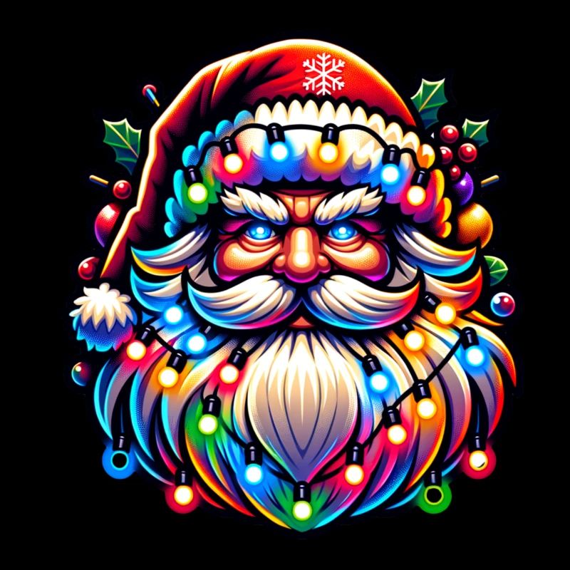 Weihnachtsmann Lichterkette